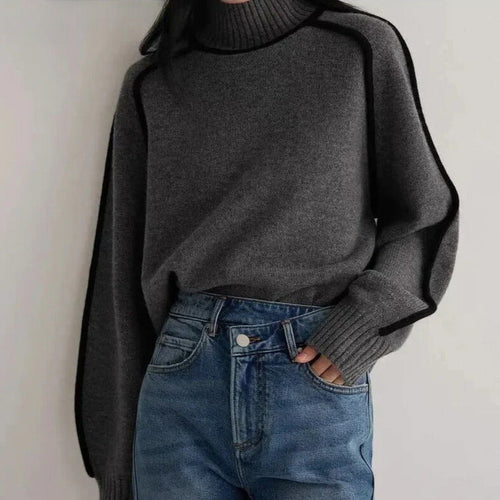 Astrid Ribbed Turtleneck Sweater