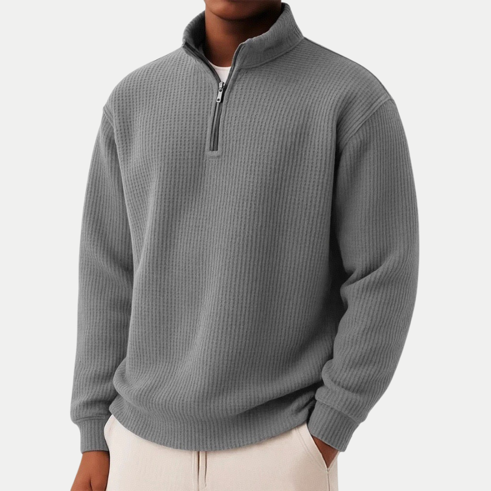 Dario Everyday Zip-Front Pullover