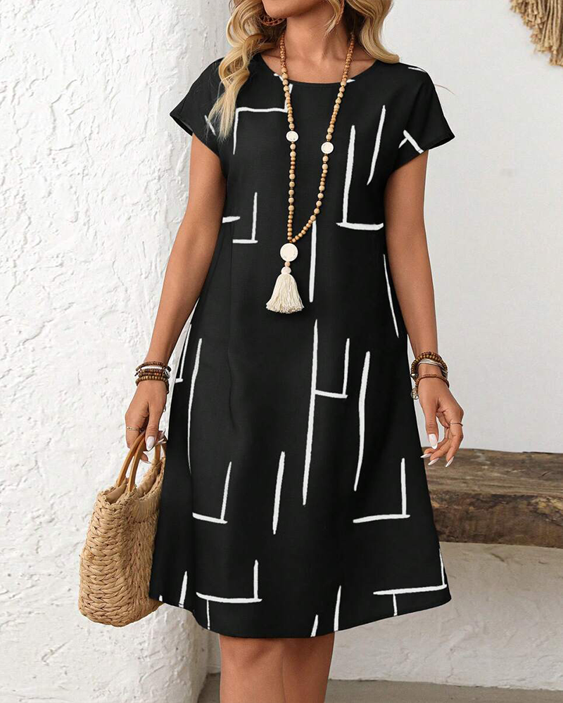 Ainee Printed Summer Dress