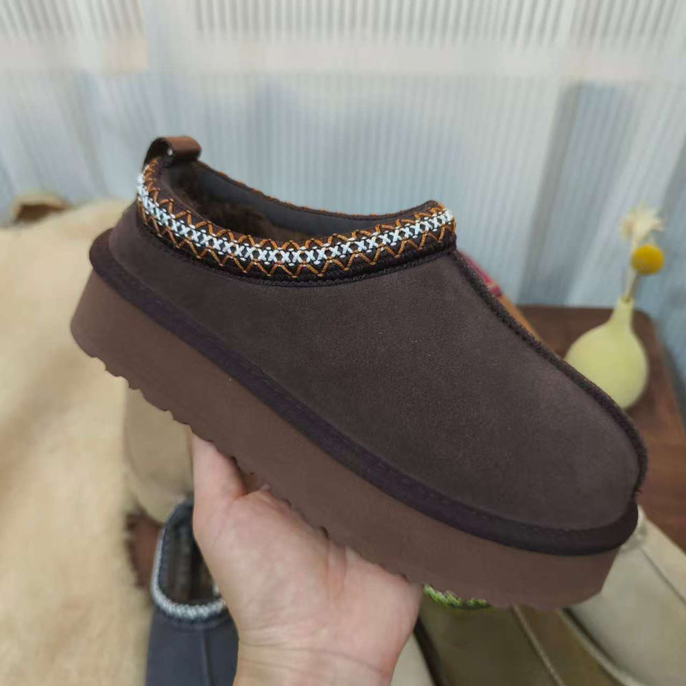Camille Cosy Platform Mules