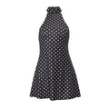 Neve Backless Print Mini Dress