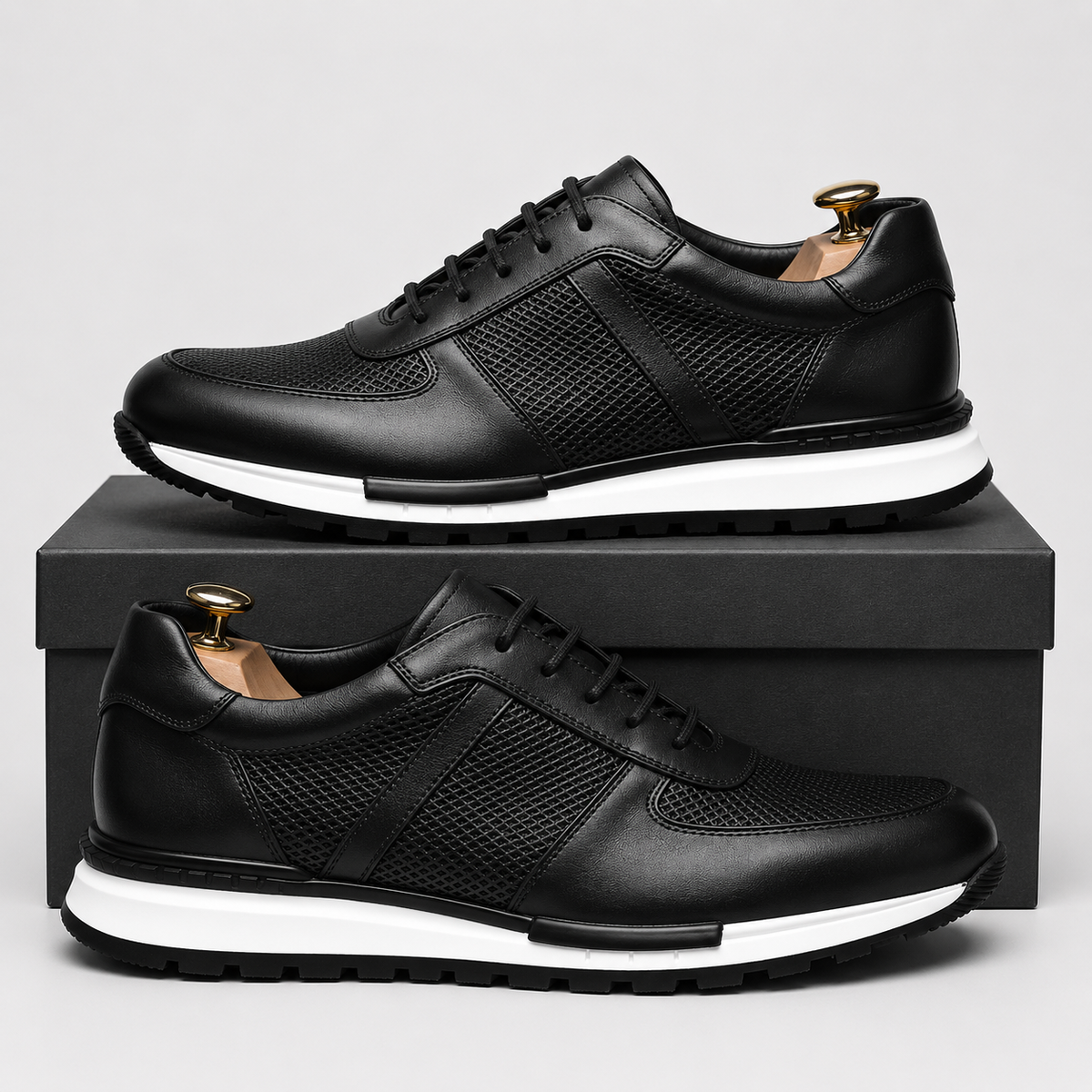 Daniel Refined Leather Sneakers