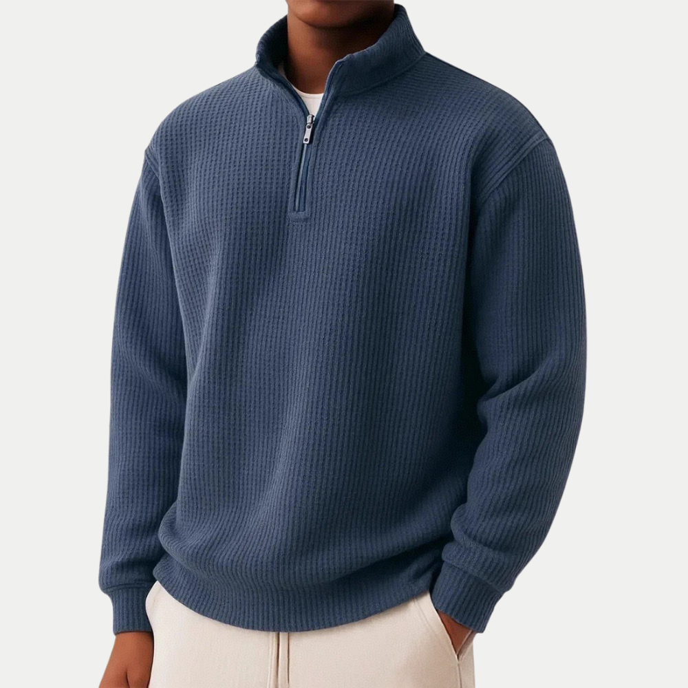 Dario Everyday Zip-Front Pullover