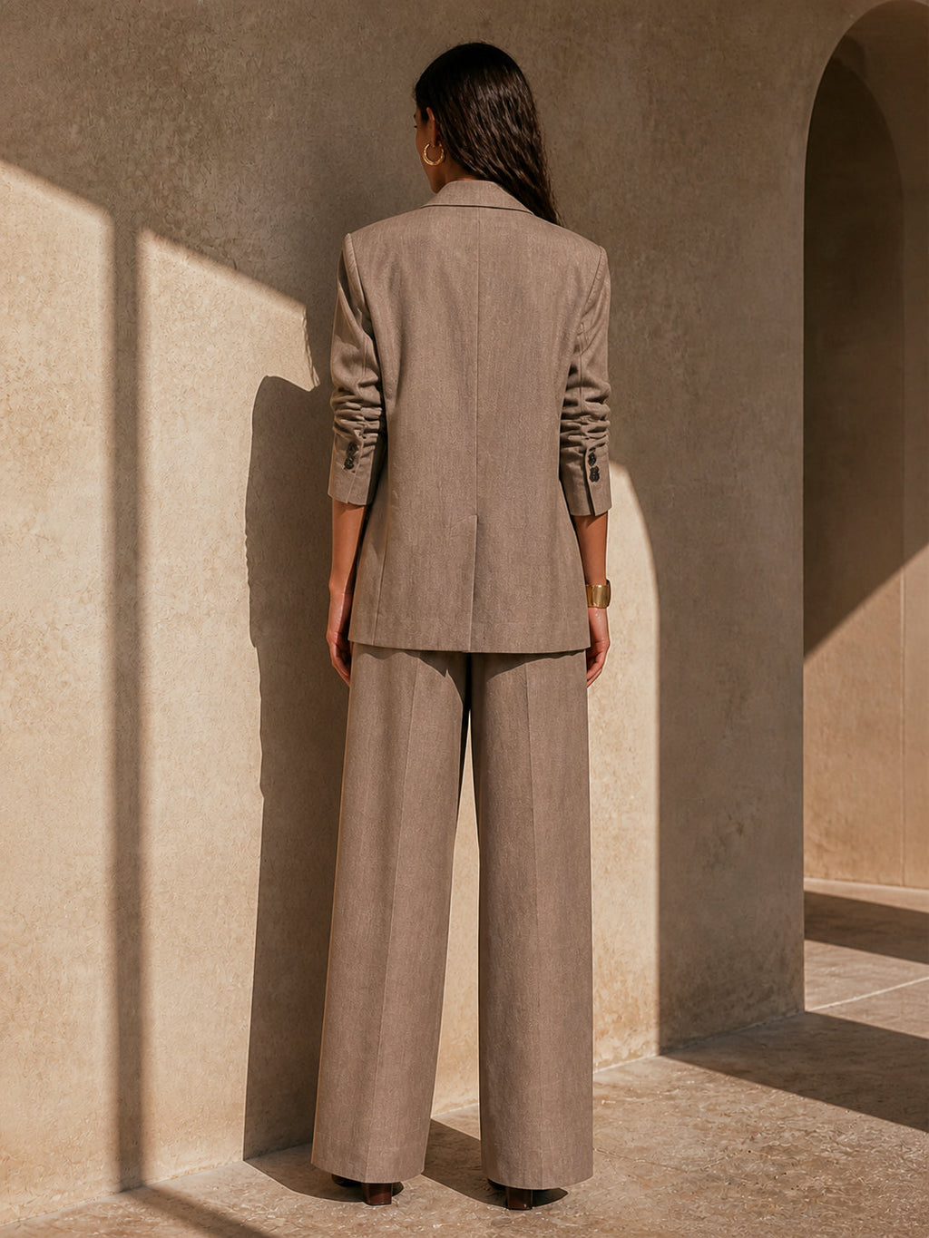 Rhea Double-Breasted Blazer Suit