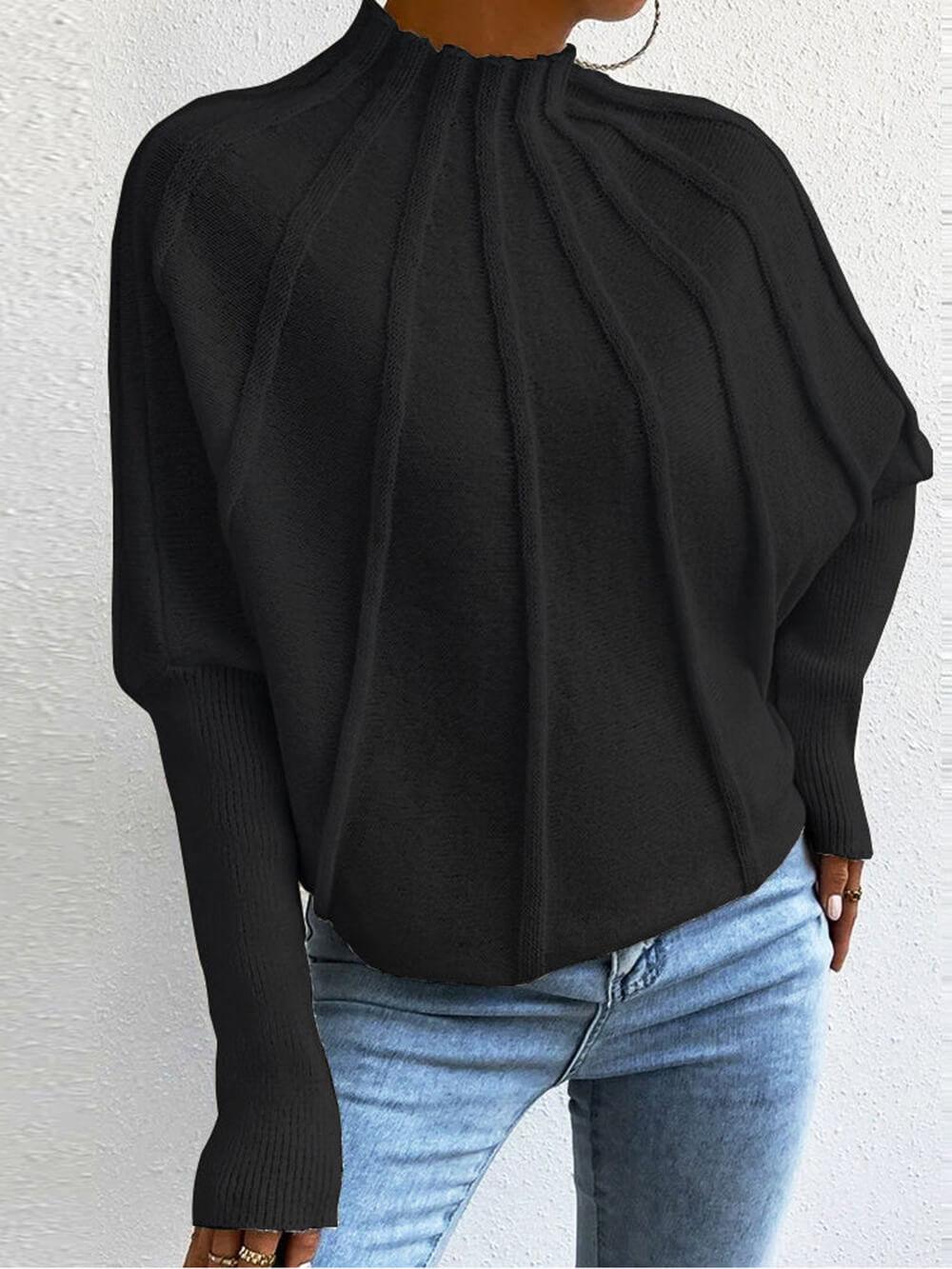 Simone Relaxed Dolman-Sleeve Sweater