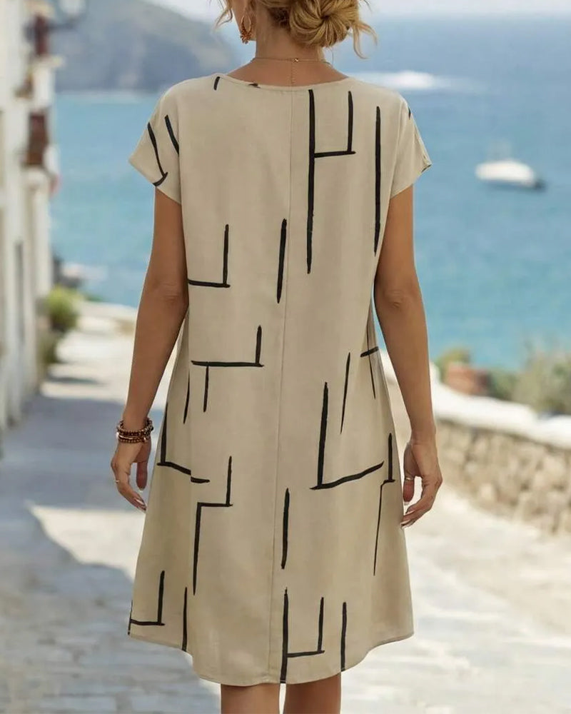 Ainee Printed Summer Dress