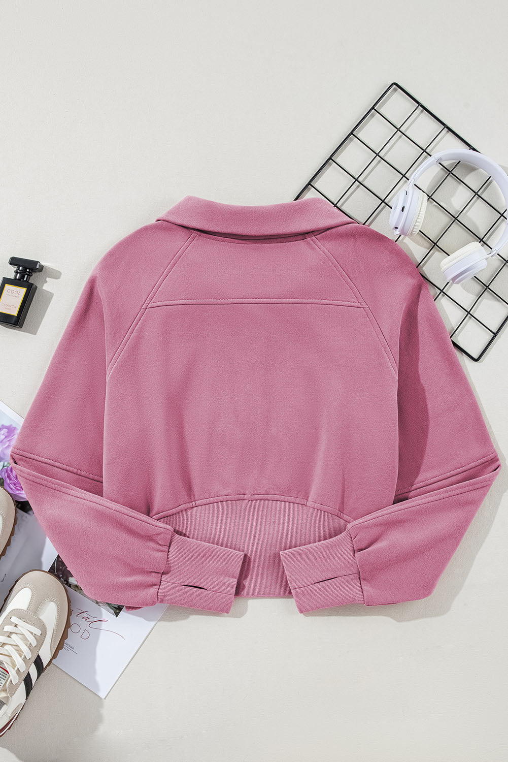 Tamsin Thumb-Hole Zip Sweatshirt