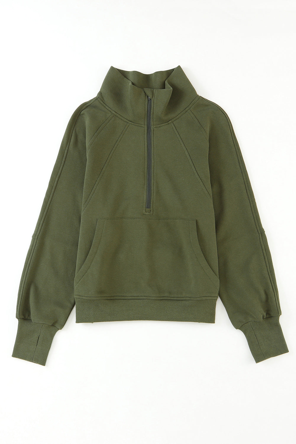 Tamsin Thumb-Hole Zip Sweatshirt