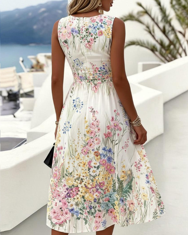 Cristine Floral Sleeveless Dress