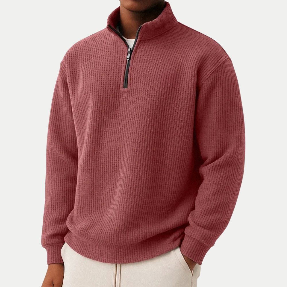Dario Everyday Zip-Front Pullover