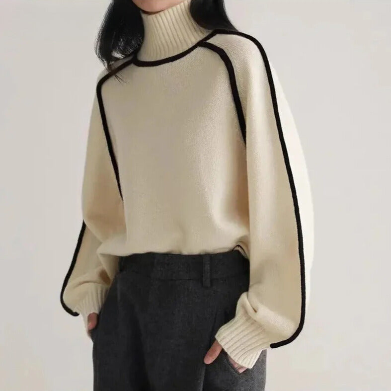 Astrid Ribbed Turtleneck Sweater