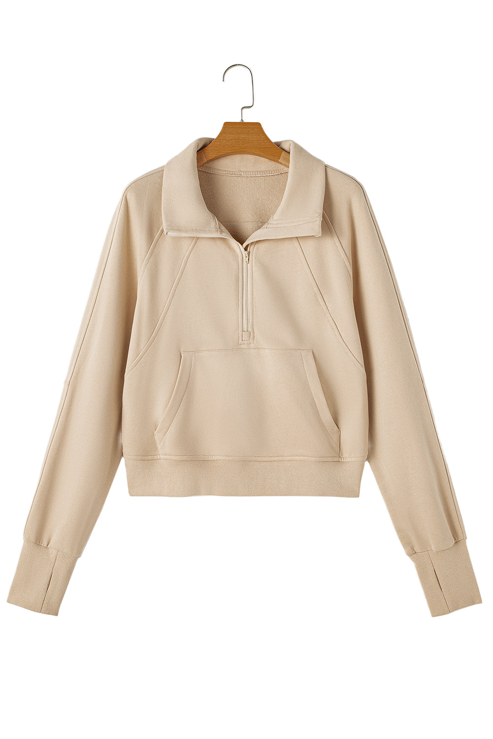 Tamsin Thumb-Hole Zip Sweatshirt