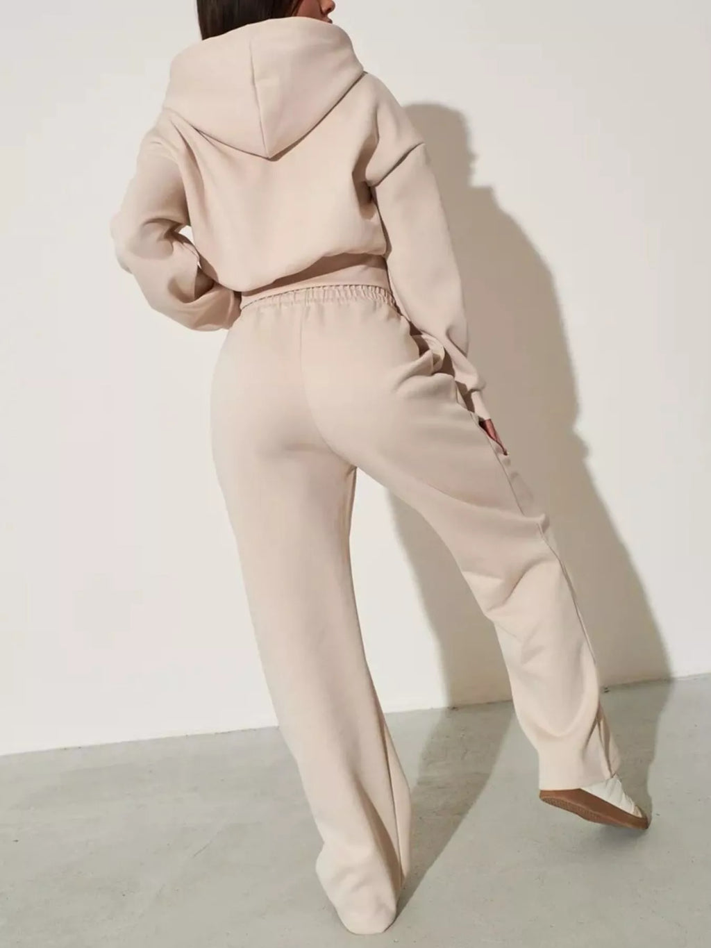 Xandra Hoodie & Wide-Leg Trouser Set