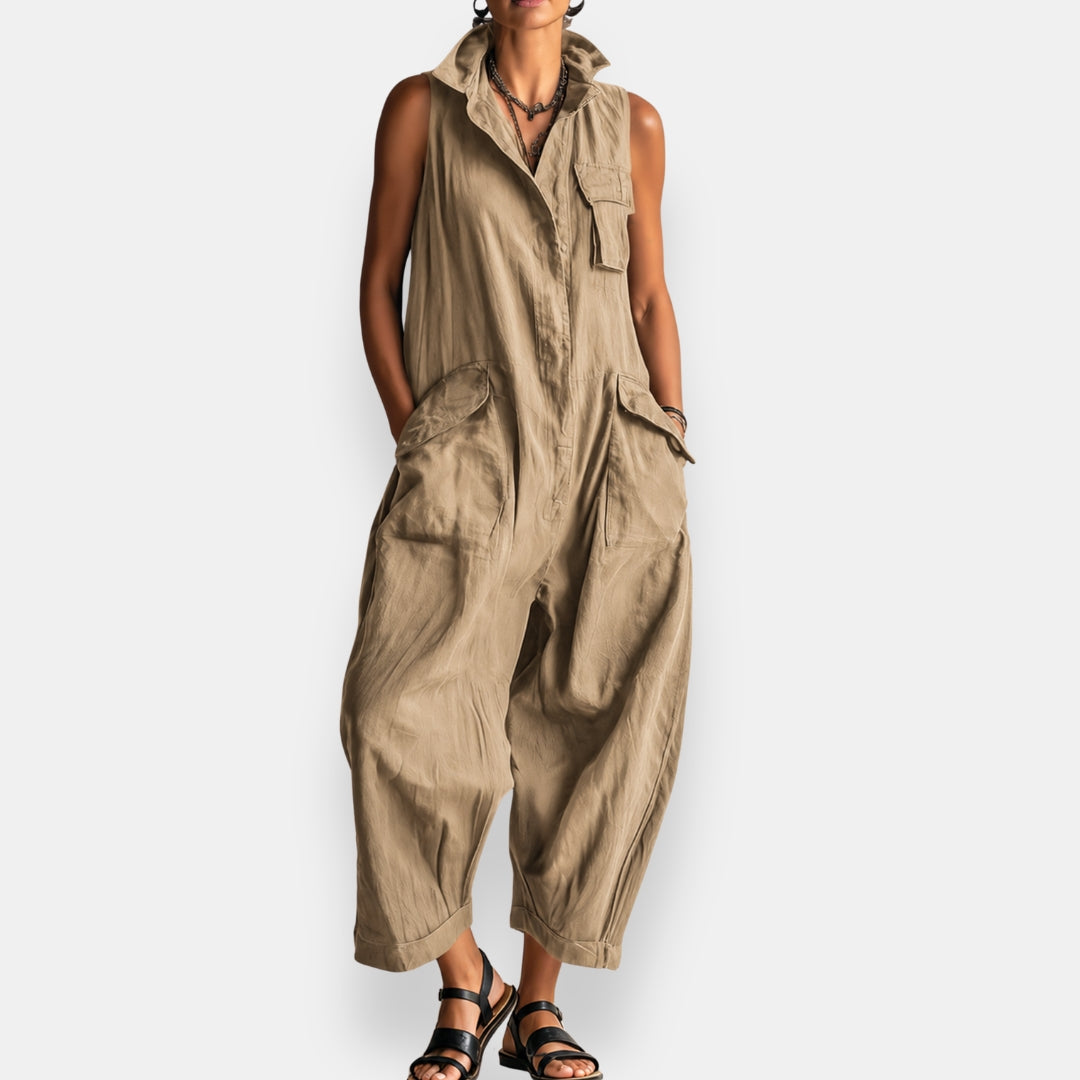 Garvin Sleeveless Oversized Jumpsuit