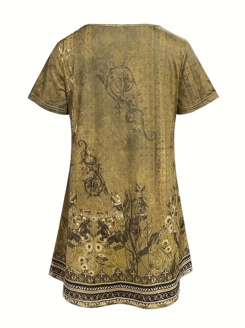 Abhishani Floral Loose-Fit T-Shirt
