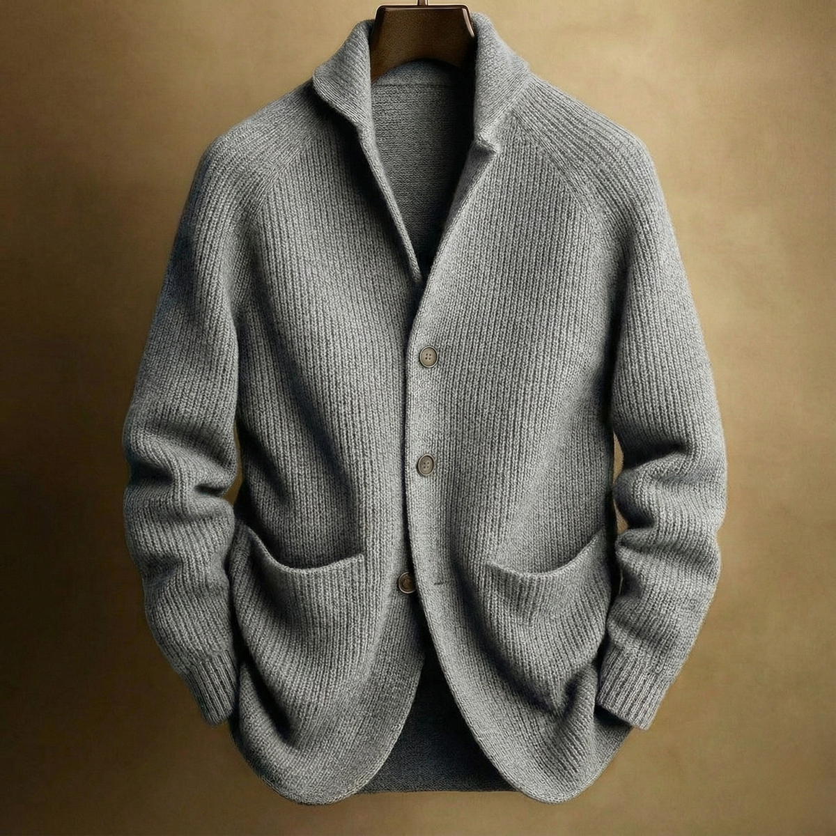 Ambrose Corded Wool-Blend Cardigan