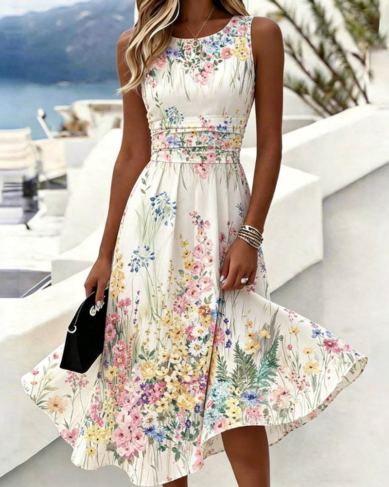 Cristine Floral Sleeveless Dress