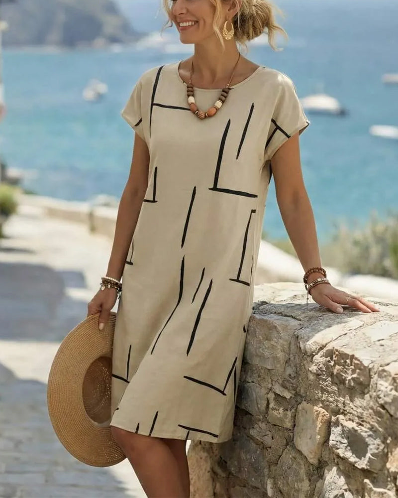 Ainee Printed Summer Dress