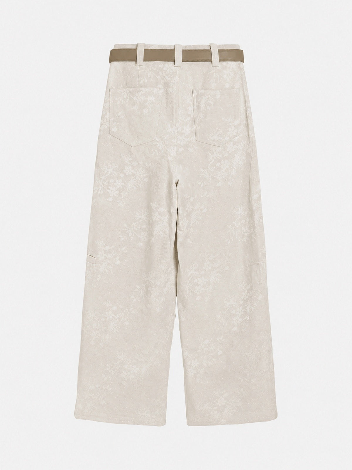 Freya Lurex Jacquard Wide-Leg Pants