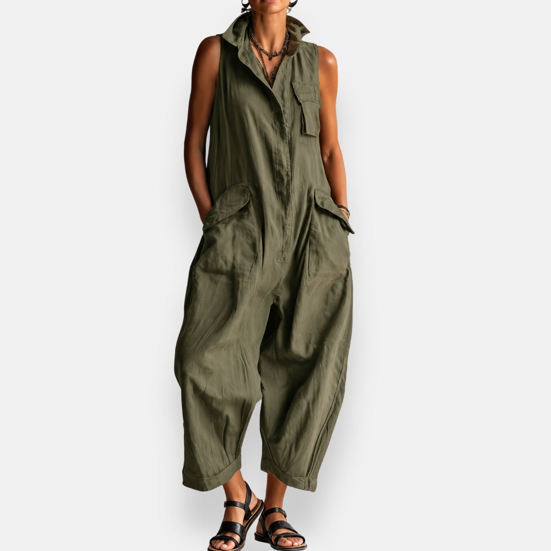 Garvin Sleeveless Oversized Jumpsuit