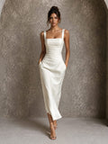 Serena Linen Midi Dress