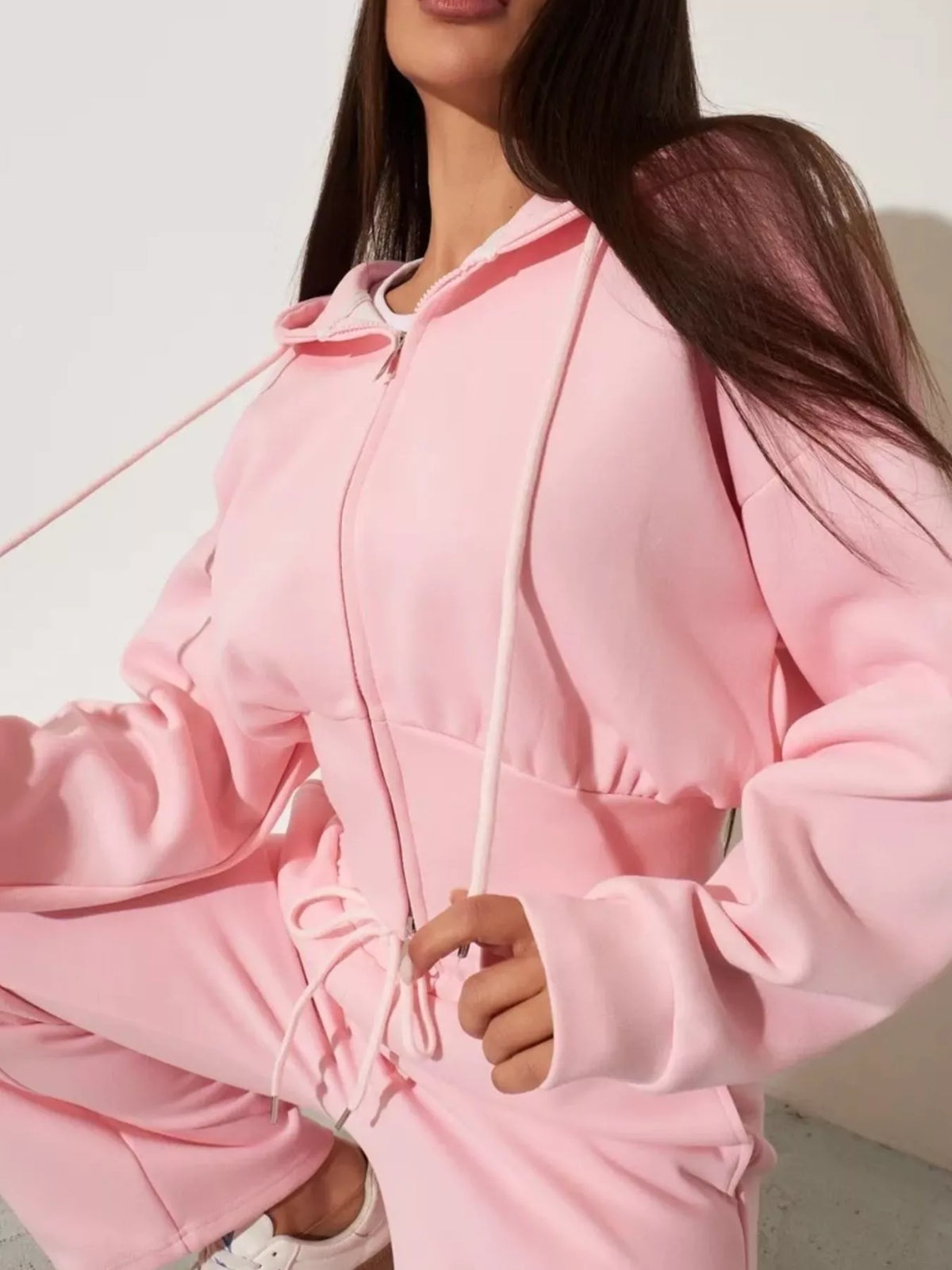 Xandra Hoodie & Wide-Leg Trouser Set