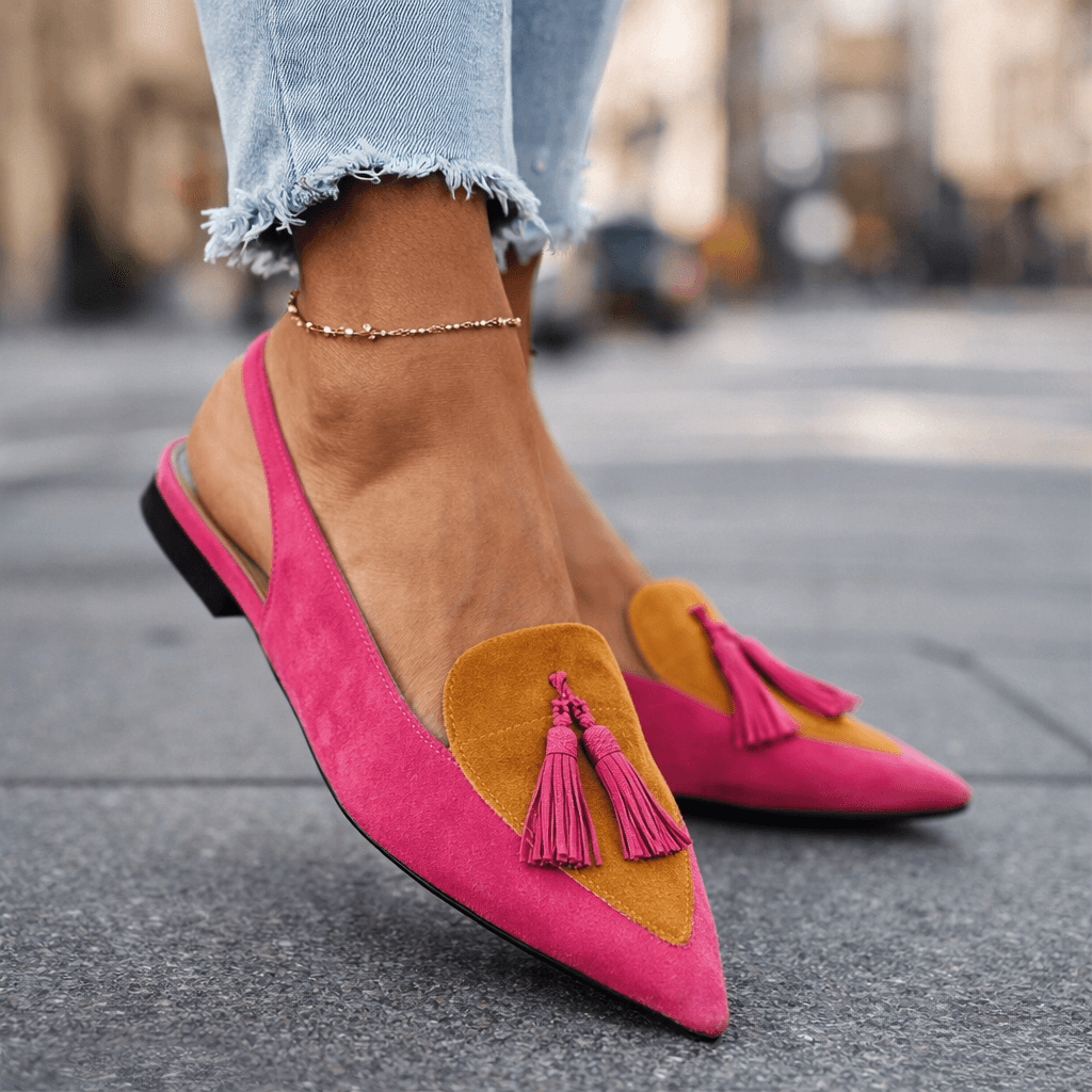 Elise Strappy Tassel Sandals