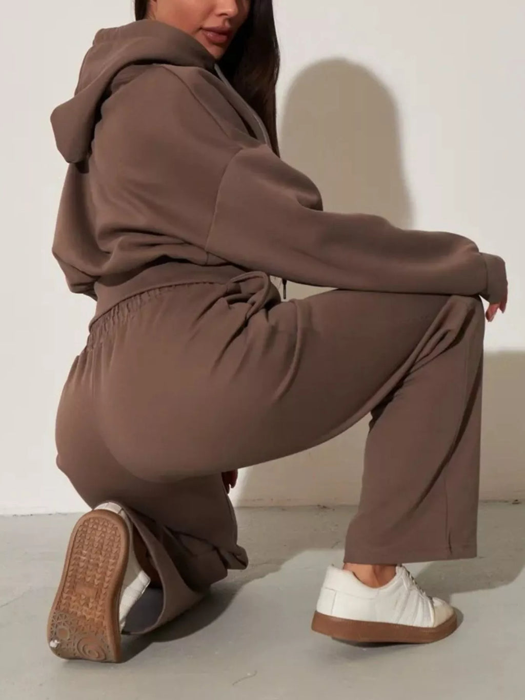 Xandra Hoodie & Wide-Leg Trouser Set