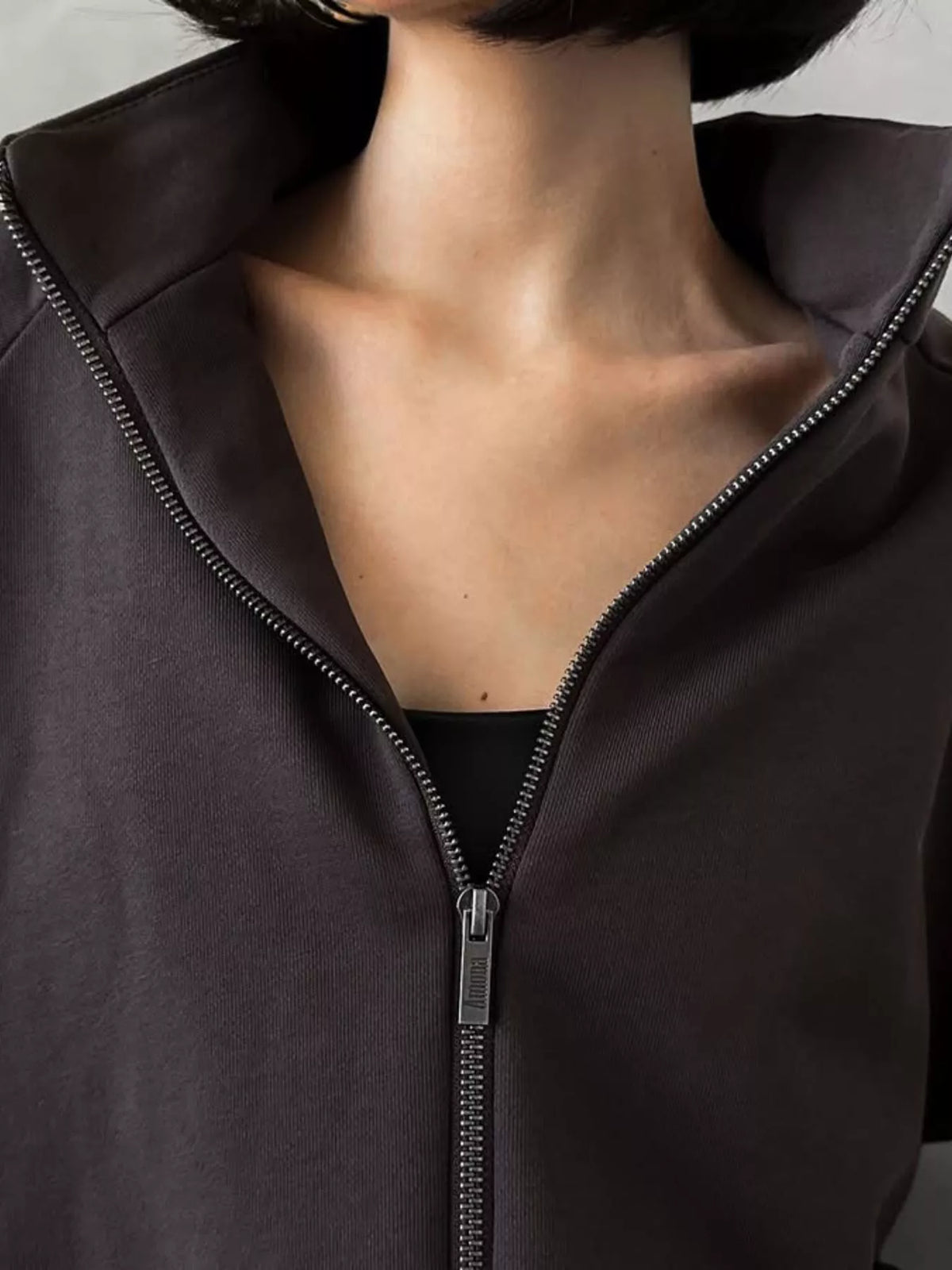 Xara Zip-Front Sport Two-Piece Set