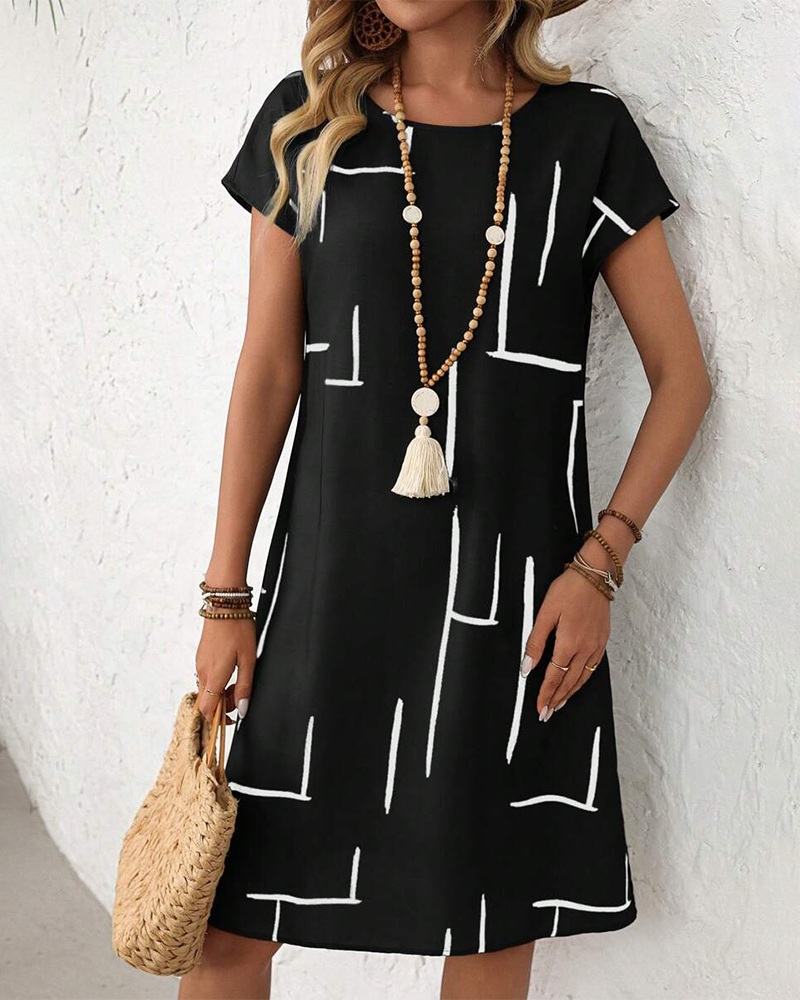 Ainee Printed Summer Dress