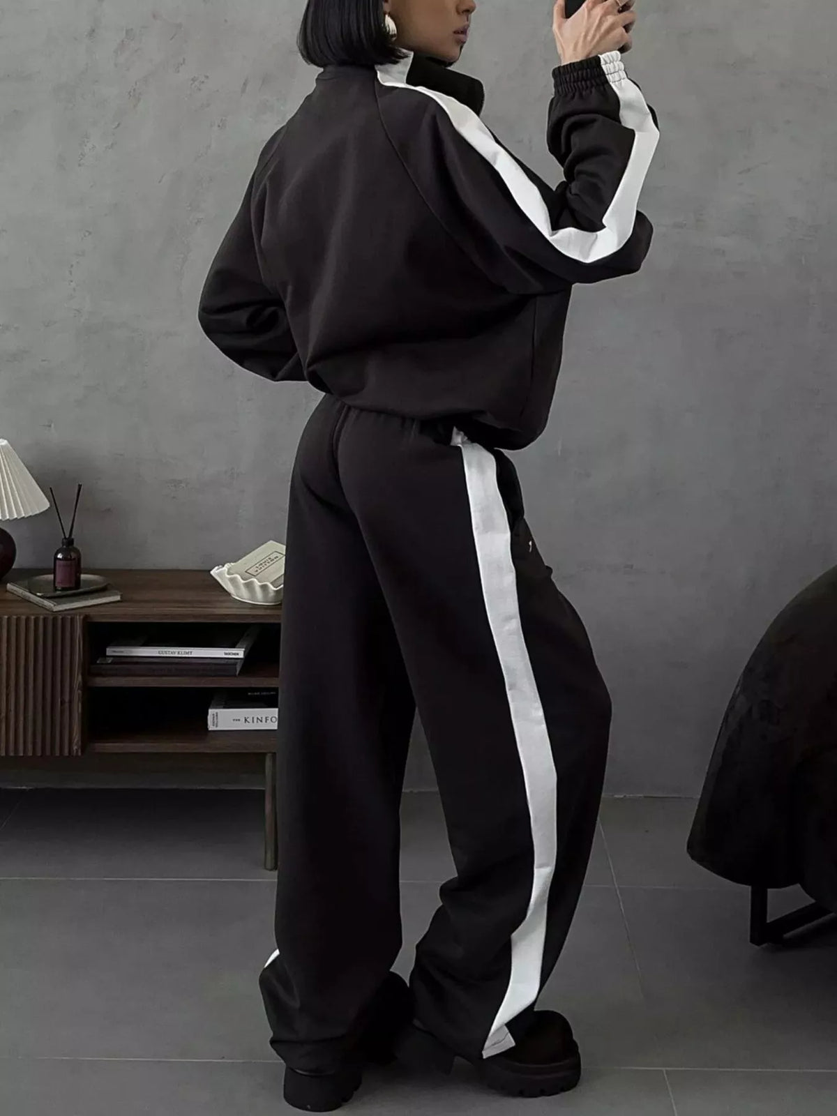 Xara Zip-Front Sport Two-Piece Set