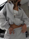 Xara Zip-Front Sport Two-Piece Set