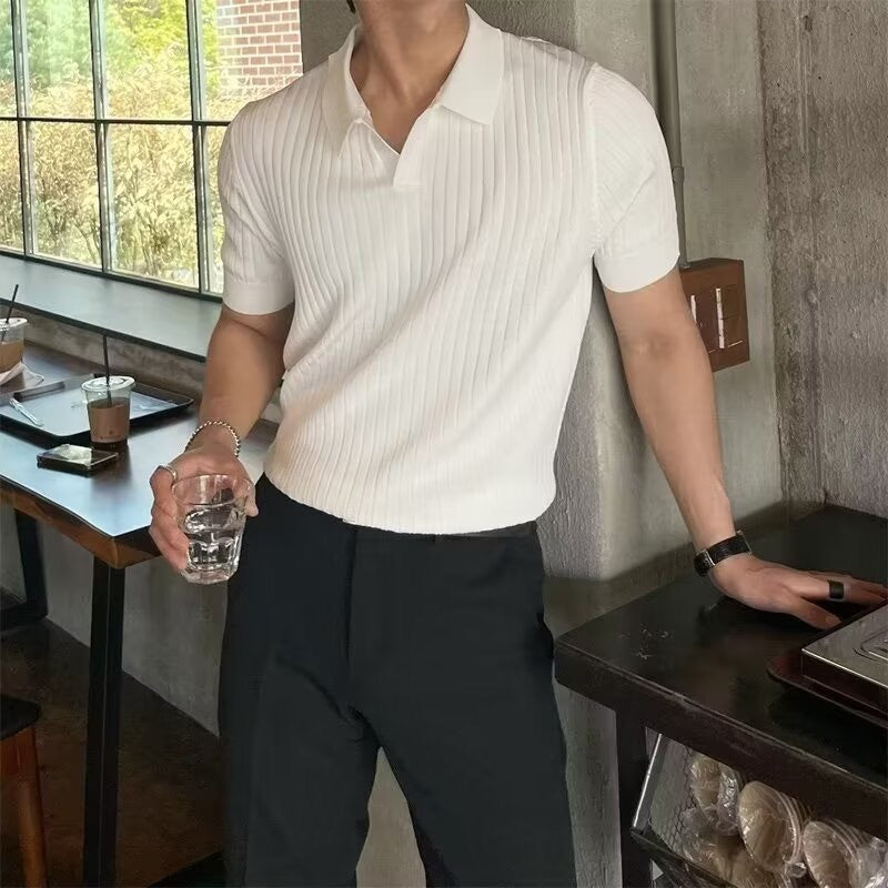 Chester Textured Knit Polo