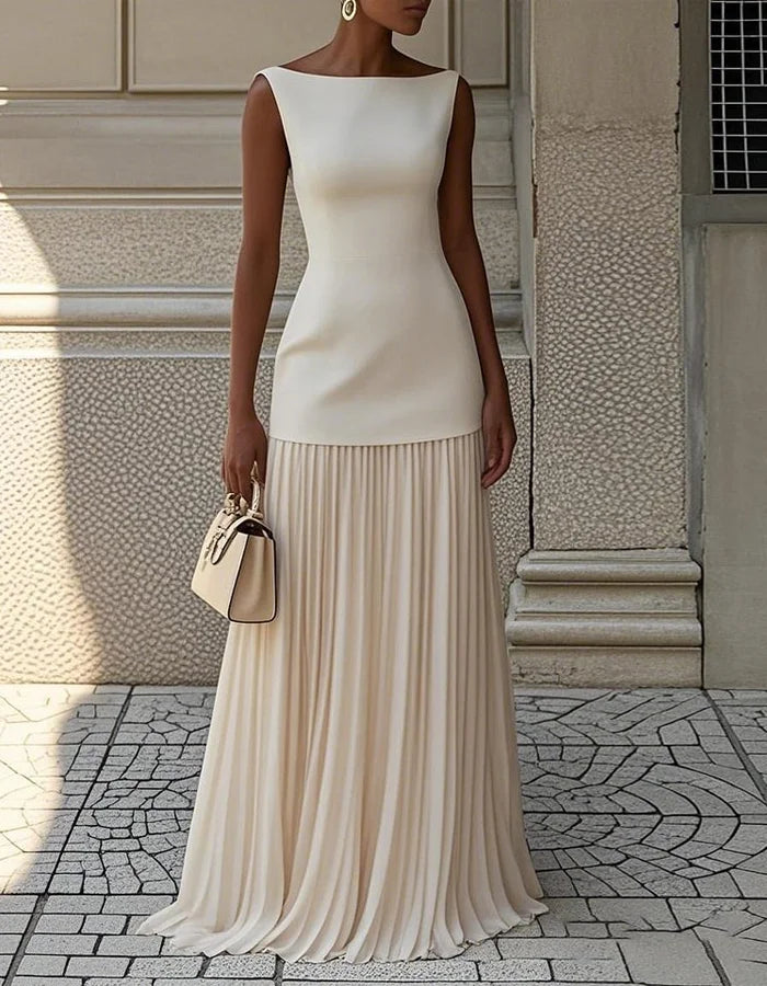 Velma Light Blue Chiffon Gown