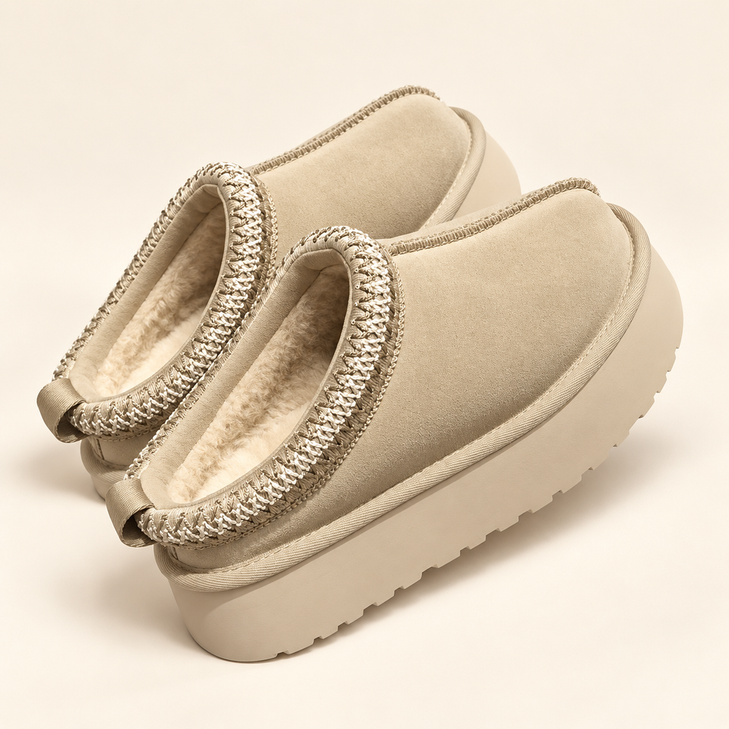 Camille Cosy Platform Mules