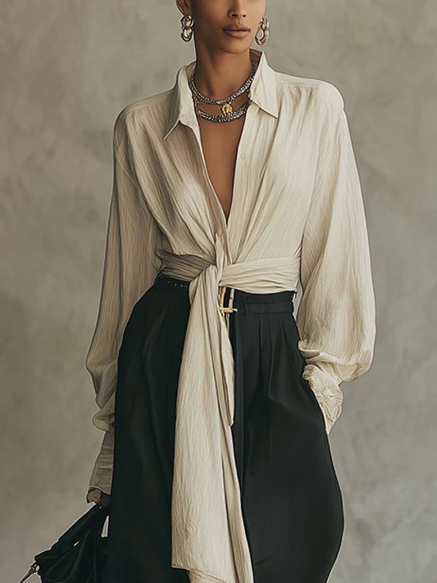 Sienna Bow Trouser Set
