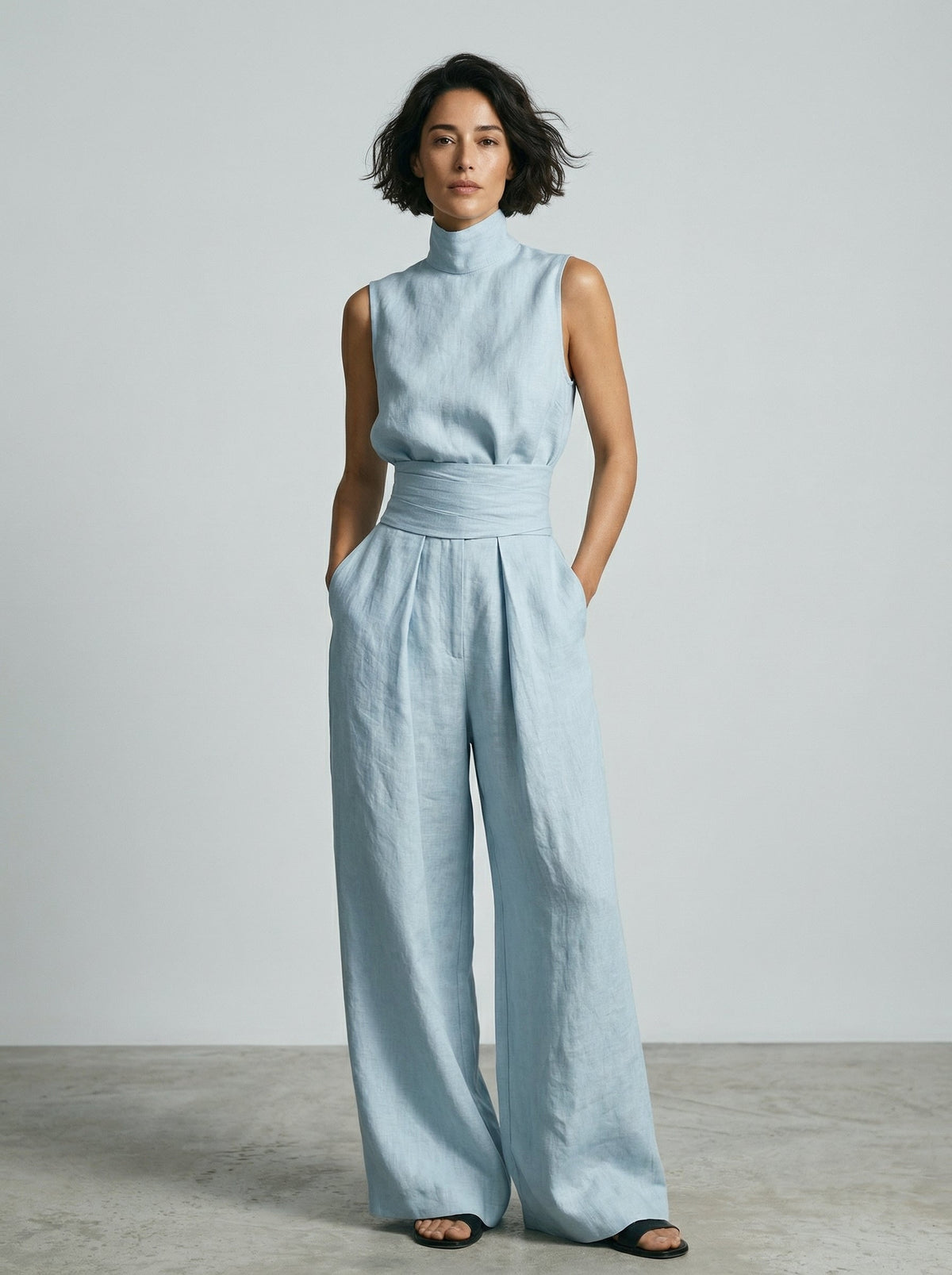 Romira Minimalist Sleeveless Set