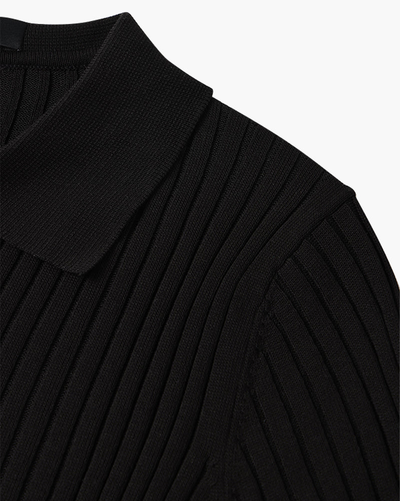 Chester Textured Knit Polo
