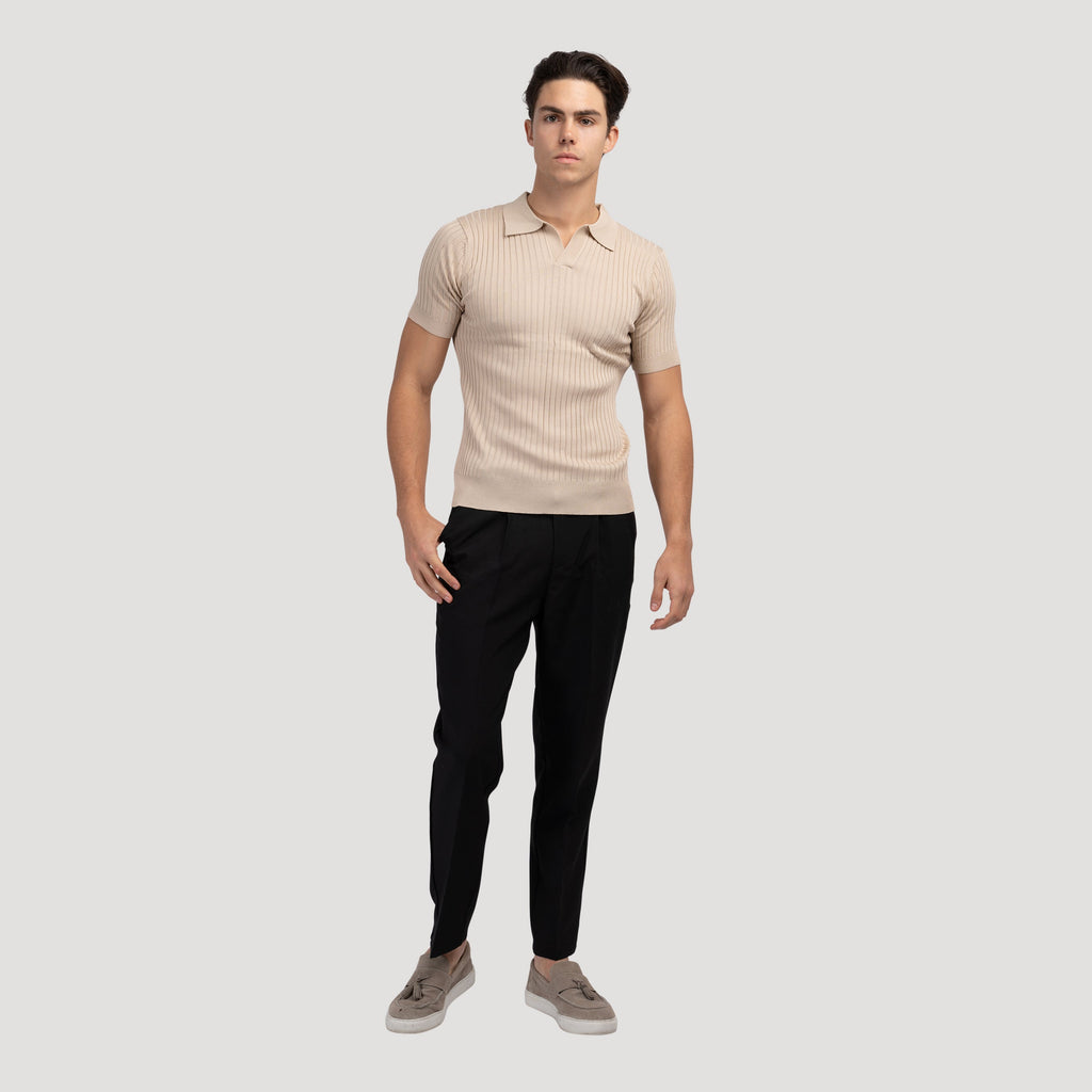 Chester Textured Knit Polo