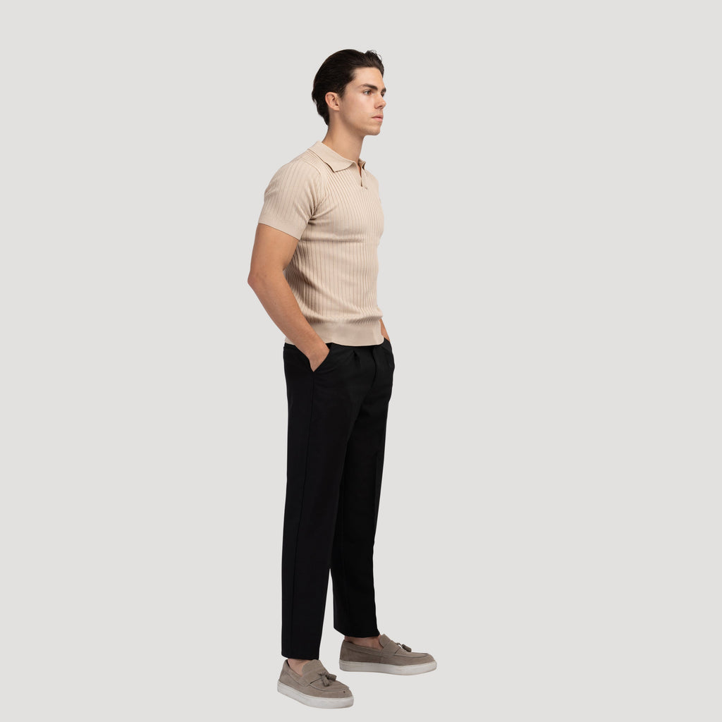 Chester Textured Knit Polo