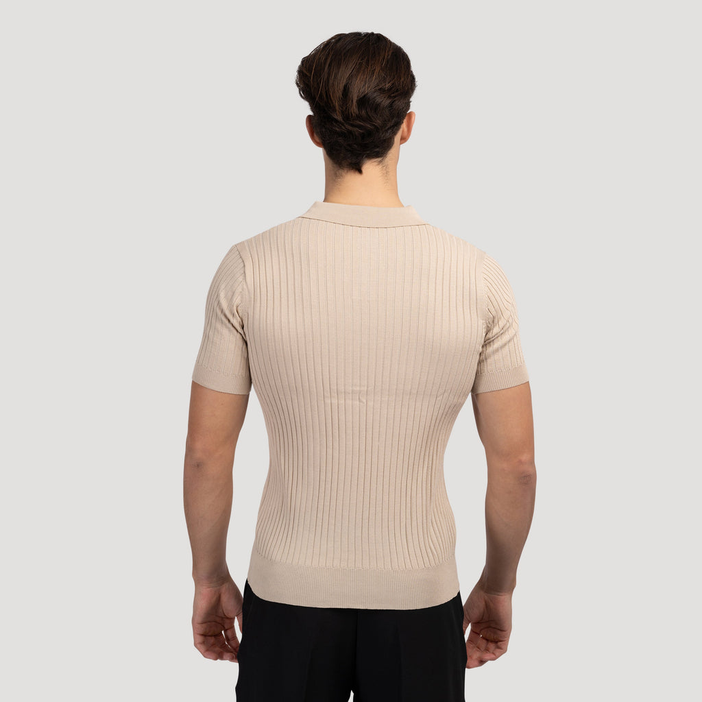 Chester Textured Knit Polo