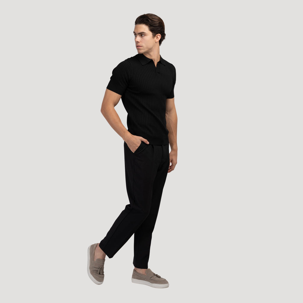 Chester Textured Knit Polo