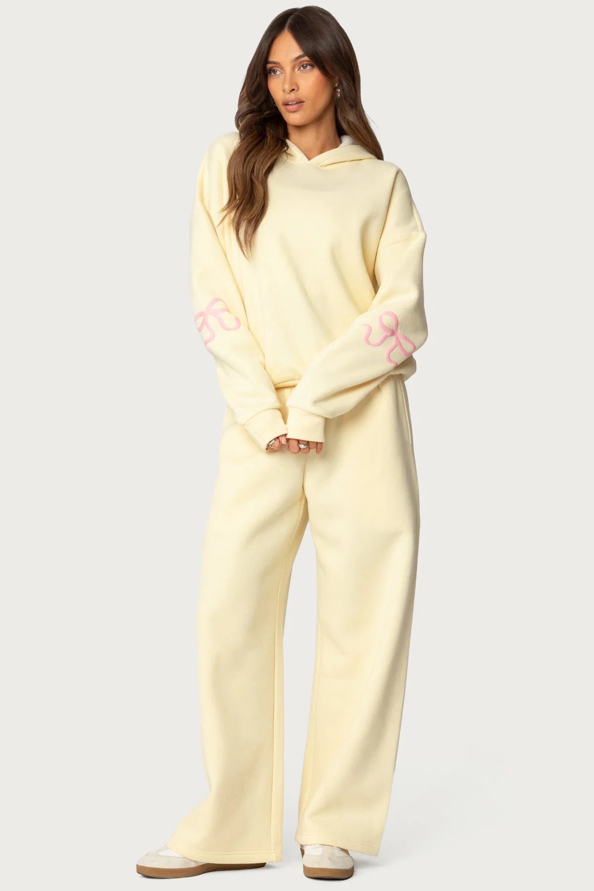 Bianca Bow-Detail Hoodie & Jogger Set