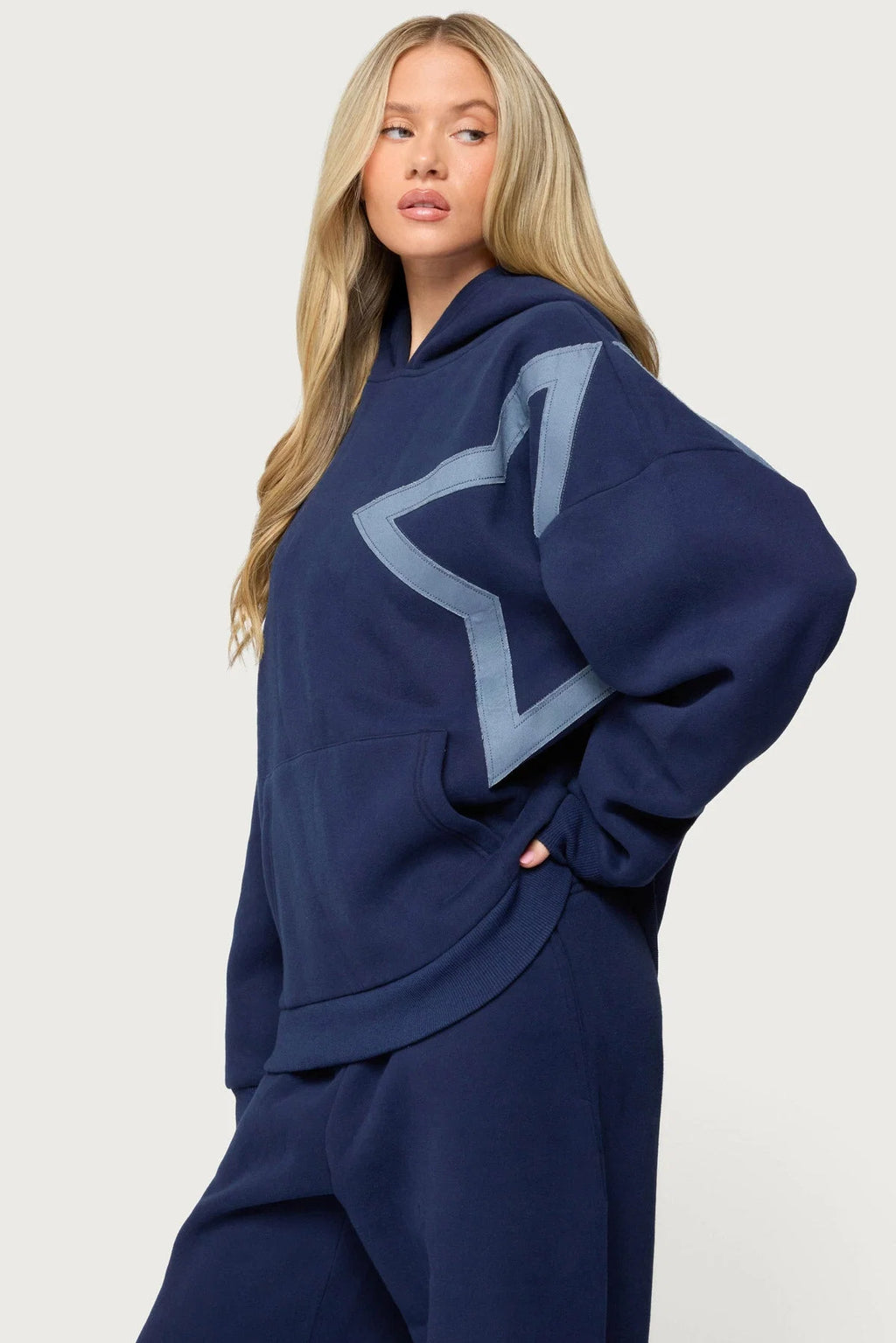 Stella Star-Patch Hoodie & Jogger Set