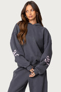 Bianca Bow-Detail Hoodie & Jogger Set