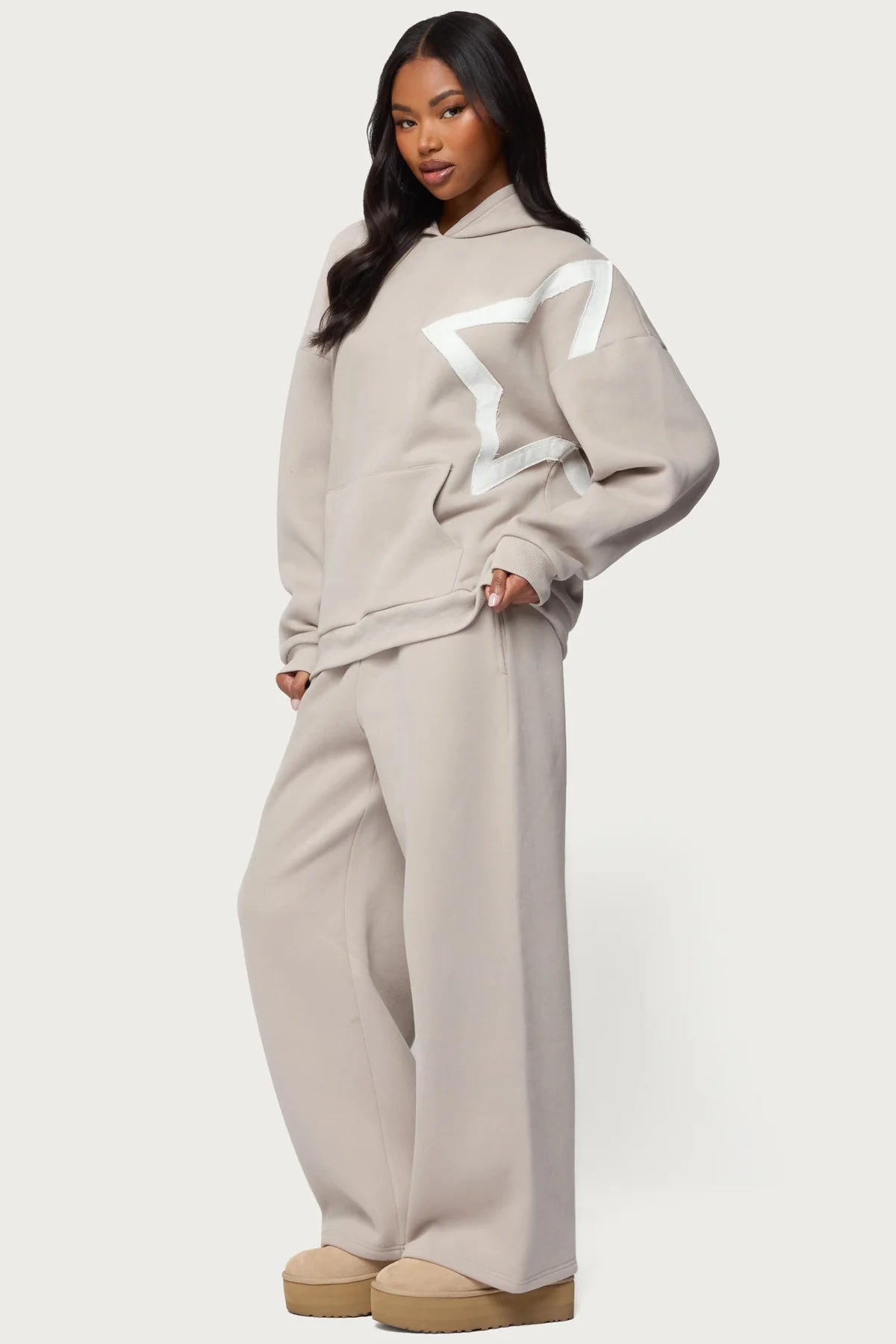 Stella Star-Patch Hoodie & Jogger Set