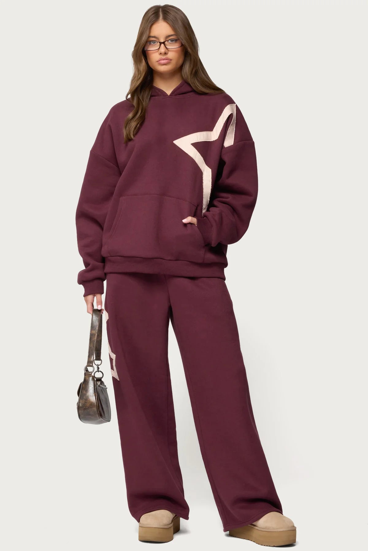 Stella Star-Patch Hoodie & Jogger Set