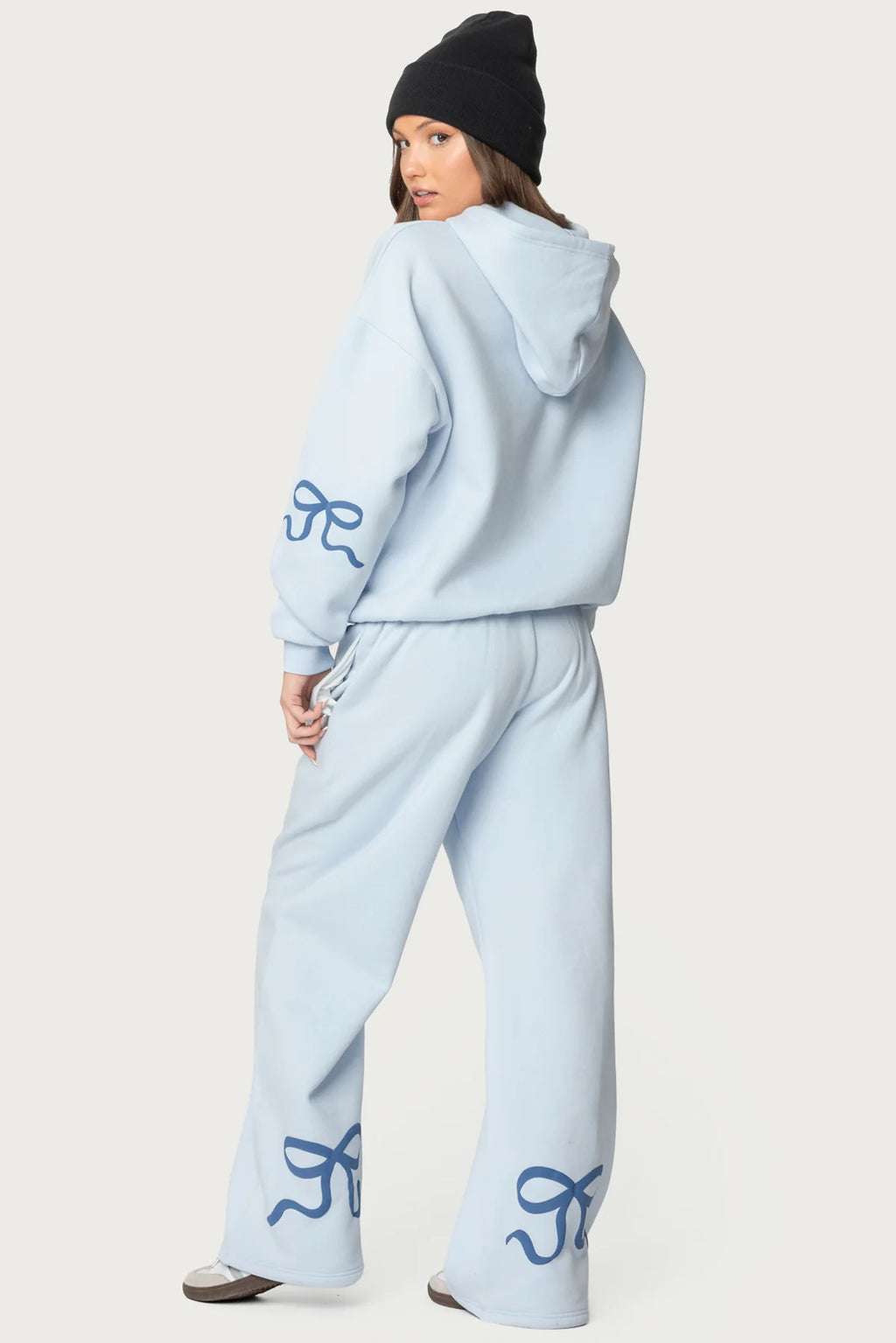 Bianca Bow-Detail Hoodie & Jogger Set
