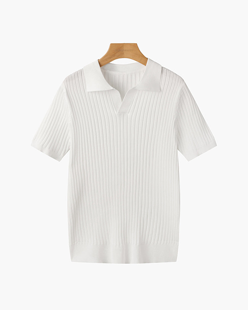 Chester Textured Knit Polo