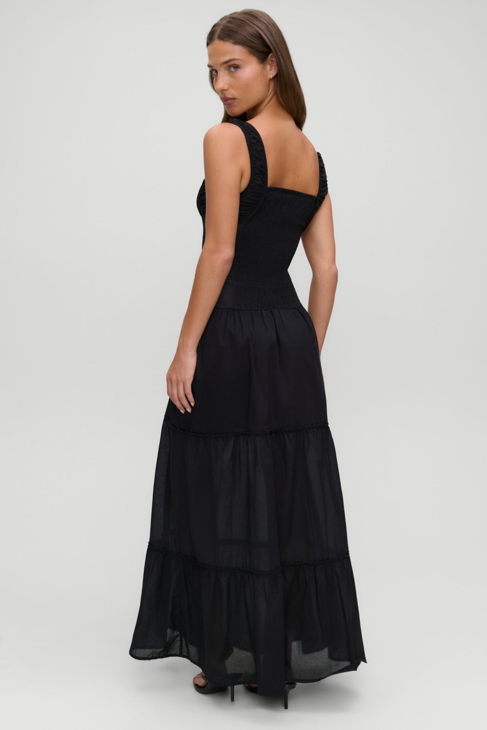 Charlotta Ruffle Prairie Maxi Dress
